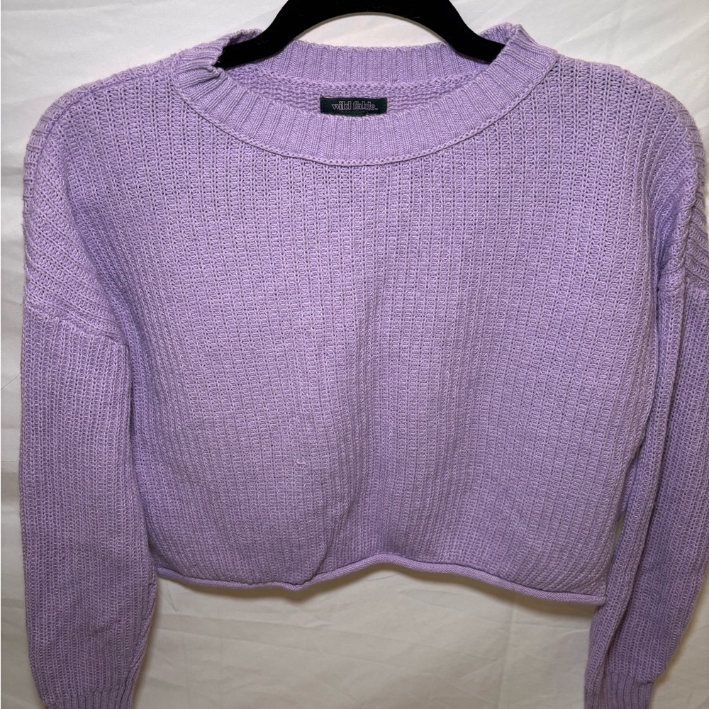 Wild Fable Lavender Crew Neck Sweater